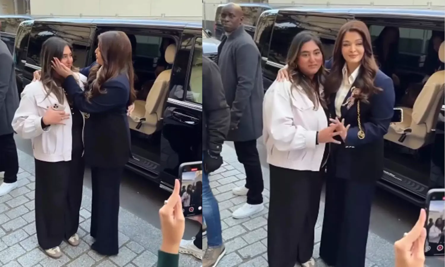 പാരീസിലെത്തിയ ഐശ്വര്യയെക്കണ്ട് കണ്ണീരടക്കാനാകാതെ ആരാധിക; കണ്ണീരൊപ്പി ചേർത്തുപിടിച്ച് താരം