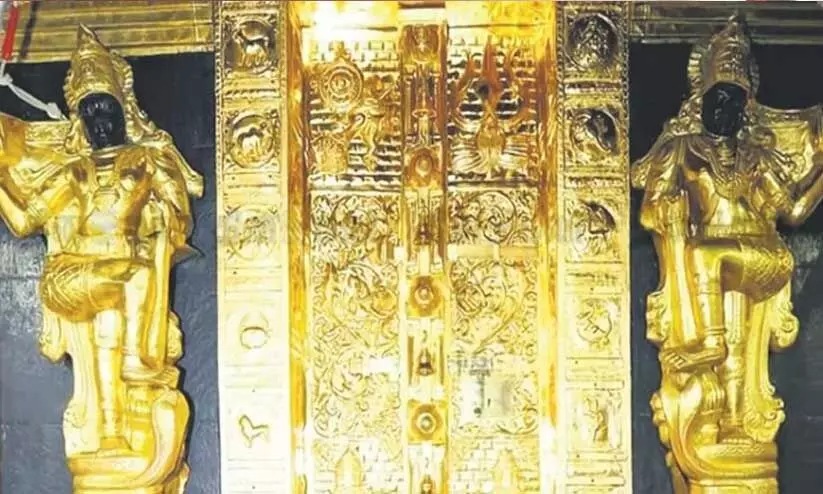 the gold plates from sabarimala was handheld by unnikrishnan potti for one month- new revelation the gold plates from sabarimala was handheld by unnikrishnan potti for one month- new revelation