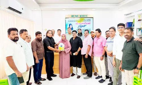 വി.​പി. ന​സീ​മ​ക്ക്‌ സ്വീകരണം നൽകി