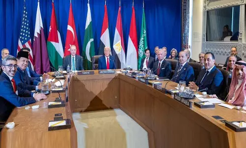 ഗസ്സ യുദ്ധം അവസാനിപ്പിക്കാനുള്ള ട്രംപിന്റെ നിർദേശം സ്വാഗതം ചെയ്ത് സൗദി ഉൾപ്പെടെ എട്ട് രാജ്യങ്ങൾ