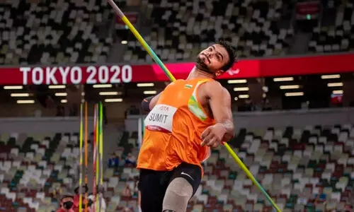 Sumit Antil,Gold,Javelin Throw,World Paralympic Championship,Win,സുമിത് ആന്റിൽ, ലോക അത്‍ലറ്റിക് ചാമ്പ്യൻ,പാരാലിമ്പിക്സ്