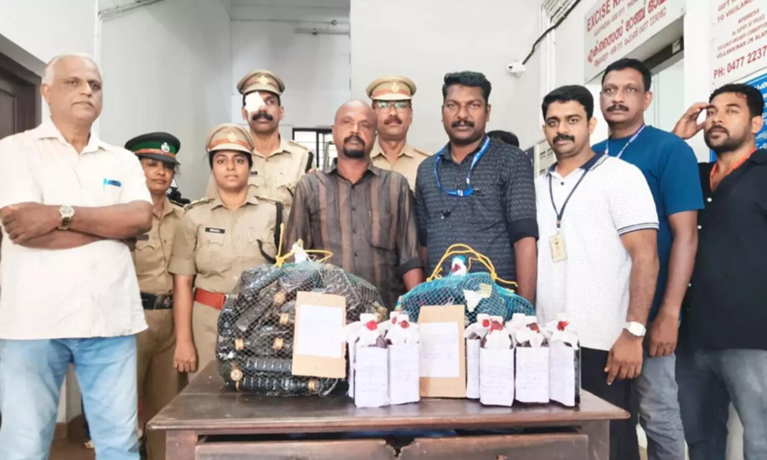 അനധികൃത മദ്യ വിൽപന; 101 കുപ്പി മദ്യവുമായി മധ്യവയസ്കൻ പിടിയിൽ