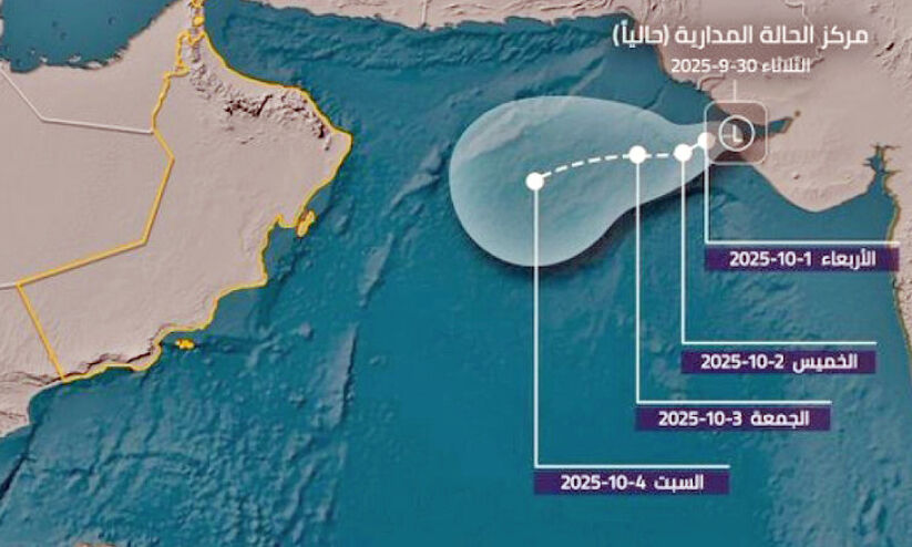 ന്യൂനമർദം നിരീക്ഷിച്ച് ഒമാൻ ന്യൂനമർദം നിരീക്ഷിച്ച് ഒമാൻ