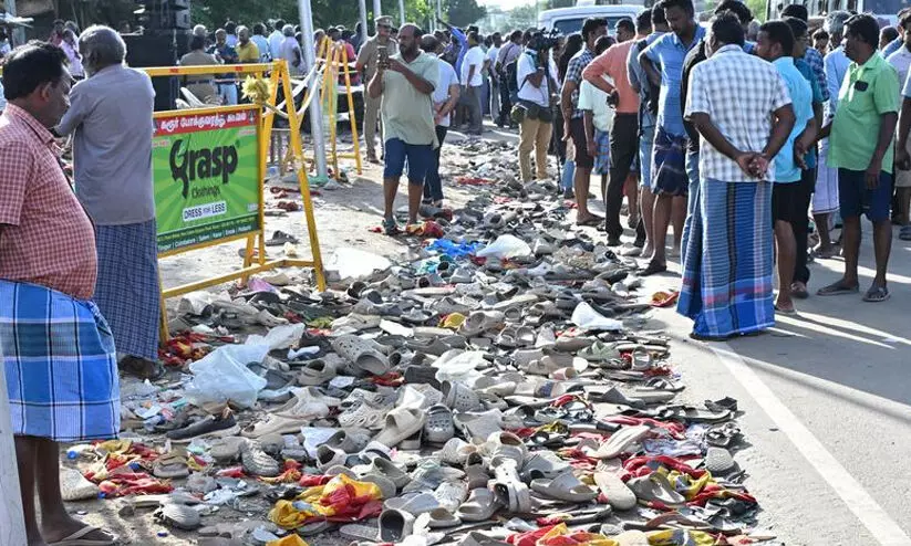 rallies suspended tvk tells cadres not to seek permission