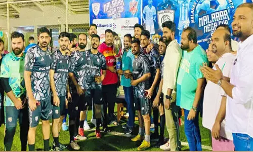 മ​ലാ​ബാ​ർ മെ​ഗാ ക​പ്പ് 2025; ഐ.​വൈ.​സി.​സി എ​ഫ്.​സി​യെ അ​നു​മോ​ദി​ച്ചു