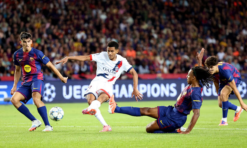 ബാഴ്സയെ അവരുടെ തട്ടകത്തിൽ കയറി അടിച്ച് പി.എസ്.ജി; ത്രില്ലർ പോരിൽ ജയം പിടിച്ചത് 90ാം മിനിറ്റിൽ ബാഴ്സയെ അവരുടെ തട്ടകത്തിൽ കയറി അടിച്ച് പി.എസ്.ജി; ത്രില്ലർ പോരിൽ ജയം പിടിച്ചത് 90ാം മിനിറ്റിൽ