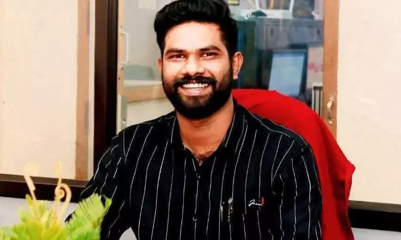 റോസ്സൽ രാജ് ഡി.വൈ.എഫ്.ഐ തൃശൂർ ജില്ല സെക്രട്ടറി; കുന്തക്കാരൻ പ​േത്രാസിന്റെ ചെറുമകൻ