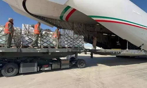 ഗസ്സയെ കൈവിടില്ല; 40 ടൺ ഭക്ഷ്യസഹായവുമായി കുവൈത്തിന്റെ 15ാമത് വിമാനം