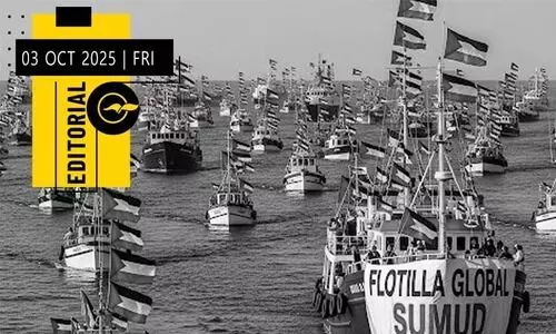 അ​നീ​തി​യു​ടെ ക​ട​ലി​ൽ അ​ടി​യ​റ​വ് പ​റ​യാ​ത്ത ഫ്ലോ​ട്ടി​ല