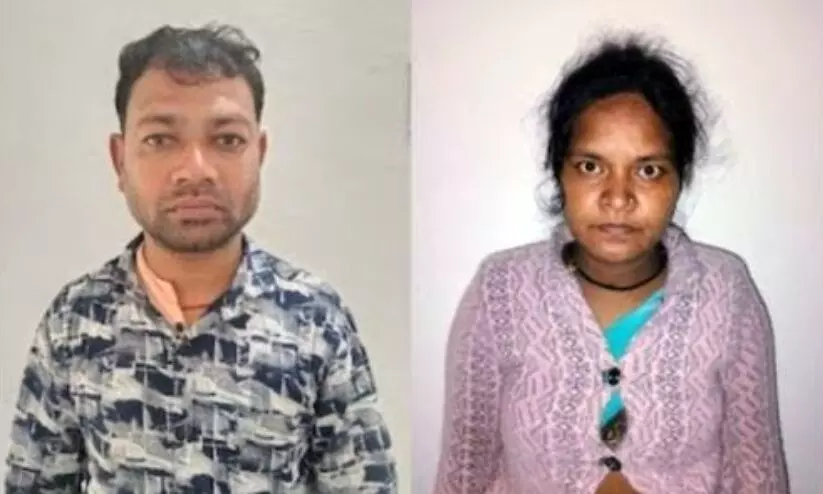 സർക്കാർ ജോലി പോകുമെന്ന് ഭയം, നവജാത ശിശുവിനെ വനത്തിൽ ഉപേക്ഷിച്ചു; അധ്യാപക ദമ്പതിമാർ അറസ്റ്റിൽ സർക്കാർ ജോലി പോകുമെന്ന് ഭയം, നവജാത ശിശുവിനെ വനത്തിൽ ഉപേക്ഷിച്ചു; അധ്യാപക ദമ്പതിമാർ അറസ്റ്റിൽ