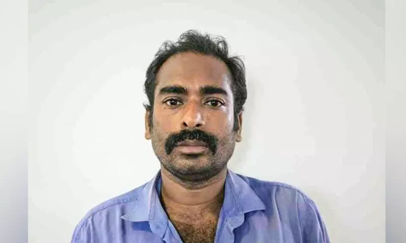 വേർപിരിഞ്ഞു കഴിയുന്ന ഭാര്യയെ  ഭീഷണിപ്പെടുത്തിയ യുവാവ് അറസ്റ്റിൽ