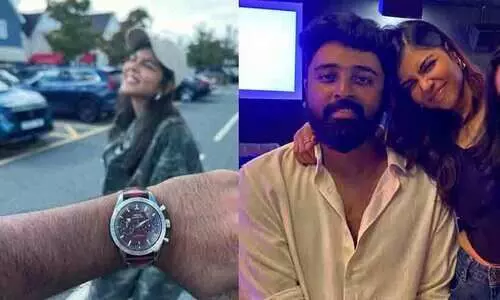 ഇത് കഠിനാധ്വാനത്തിന്‍റെ ഫലം; നിമിഷ് രവിക്ക് ലക്ഷങ്ങൾ വിലയുള്ള വാച്ച് സമ്മാനിച്ച് കല്യാണി പ്രിയദര്‍ശന്‍