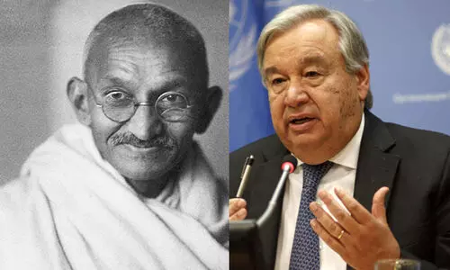 Antonio Guterres- Gandhi