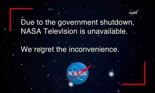 NASA and other federal agencies implemented their plans for an  orderly shutdown  of their activities