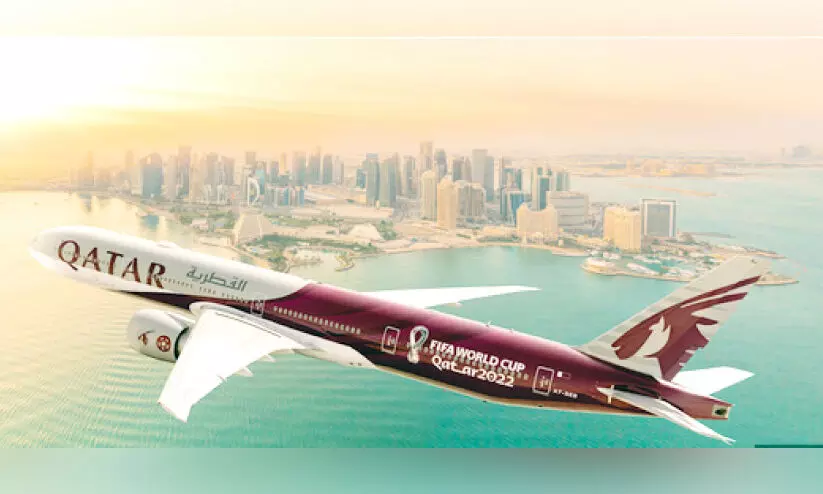 കണക്ടിവിറ്റി വിപുലീകരിച്ച് ഖത്തർ എയർവേസ് കണക്ടിവിറ്റി വിപുലീകരിച്ച് ഖത്തർ എയർവേസ്