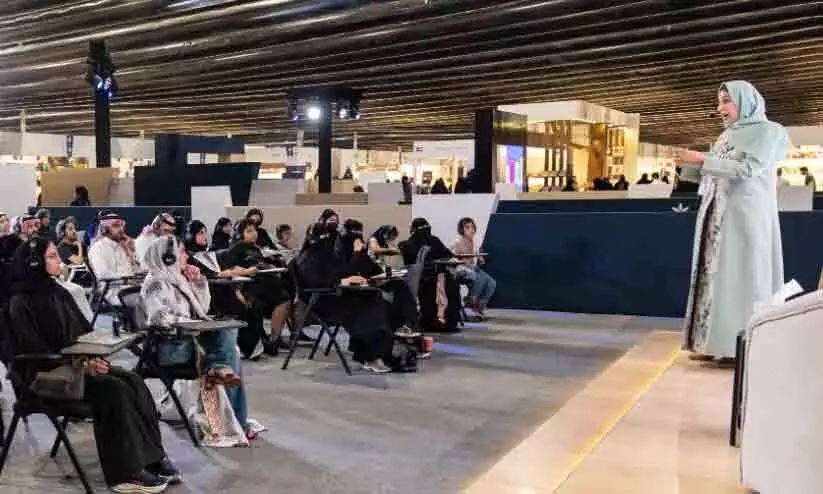 Riyadh Book Fair 2025,Sign language workshop,Inclusive education,Deaf community,Accessibility, പുസ്തകമേള, റിയാദ്, Riyadh Book Fair 2025,Sign language workshop,Inclusive education,Deaf community,Accessibility, പുസ്തകമേള, റിയാദ്,