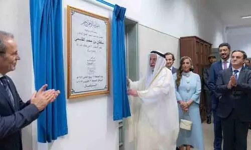 പോർചുഗലിൽ അറബി​ പഠനകേന്ദ്രം തുറന്ന്​ ശൈഖ്​ സുൽത്താൻ