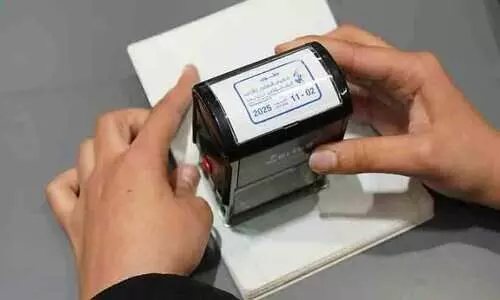 അന്താരാഷട്ര ഫാൽക്കൺസ് പ്രദർശനം: സൗദി പാസ്​പോർട്ട് വകുപ്പ് പ്രത്യേക മുദ്ര പുറത്തിറക്കി