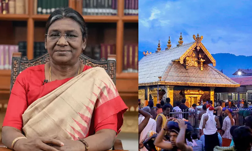 രാഷ്ട്രപതി 22ന് ശബരിമലയിൽ ദർശനം നടത്തും രാഷ്ട്രപതി 22ന് ശബരിമലയിൽ ദർശനം നടത്തും