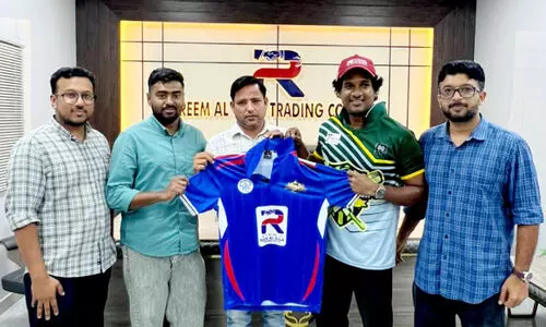 യാം​ബു റീം ​അ​ൽ ഔ​ല ക്രി​ക്ക​റ്റ് ക്ല​ബ് ജ​ഴ്‌​സി പ്ര​കാ​ശ​നം