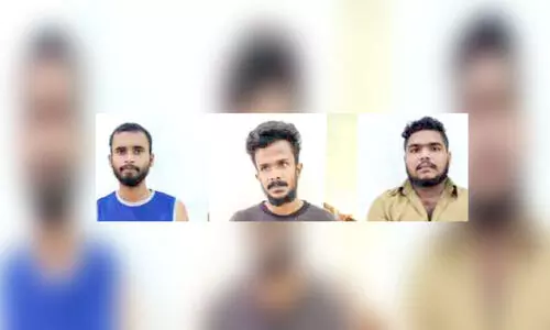 ഹഷീഷ് ഓയിലുമായി മൂന്ന് യുവാക്കൾ പിടിയിൽ