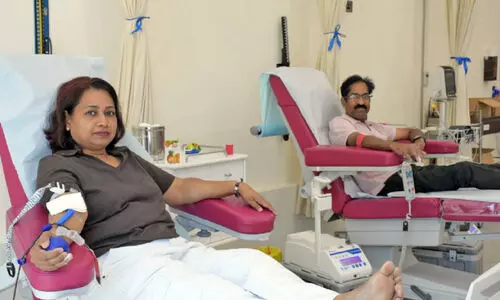 ഗാ​ന്ധിസ്മ​ര​ണ​യി​ൽ ജീ​വ​ര​ക്തം ന​ൽ​കി ബി.​ഡി.​കെ