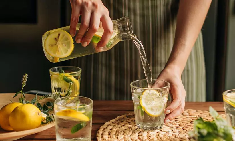 warm lemon water warm lemon water