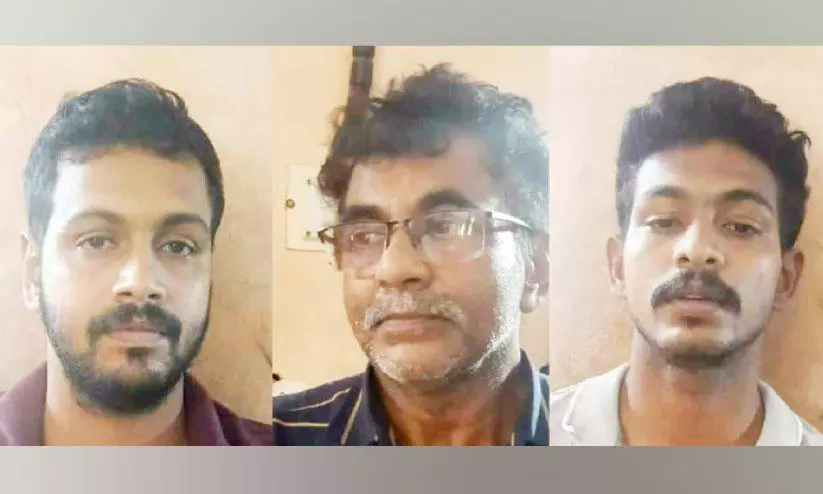 വാഹന പരിശോധനക്കിടെ പൊലീസിനെ ആക്രമിക്കാൻ ശ്രമം; പിതാവും മക്കളും അറസ്റ്റിൽ