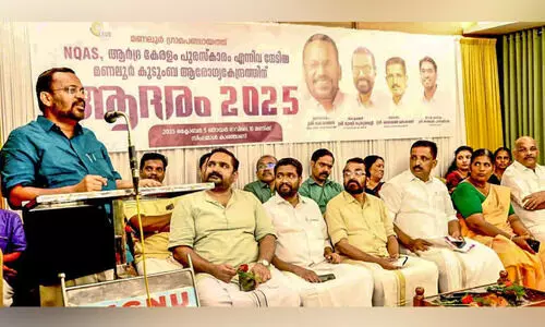 ആ​രോ​ഗ്യ മേ​ഖ​ല ഫീ​നി​ക്സ് പ​ക്ഷി​യെ​പോ​ലെ പ​റ​ന്നു​യ​ർ​ന്നു-മ​ന്ത്രി രാ​ജ​ൻ