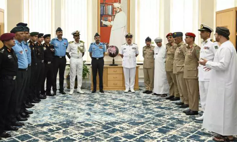 ഇന്ത്യൻ സംഘം നാഷനൽ ഡിഫൻസ് കോളജ് സന്ദർശിച്ചു ഇന്ത്യൻ സംഘം നാഷനൽ ഡിഫൻസ് കോളജ് സന്ദർശിച്ചു