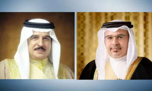 ഹ​മ​ദ് രാ​ജാ​വി​നും കി​രീ​ടാ​വ​കാ​ശി​ക്കും അ​ഭി​ന​ന്ദ​ന​പ്ര​വാ​ഹം