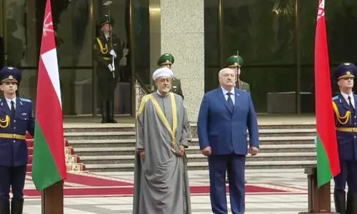 സു​ൽ​ത്താ​ന്റെ ബെ​ല​റൂ​സ് സ​ന്ദ​ർ​ശ​ന​ത്തി​ന് ഉ​ജ്ജ്വ​ല തു​ട​ക്കം