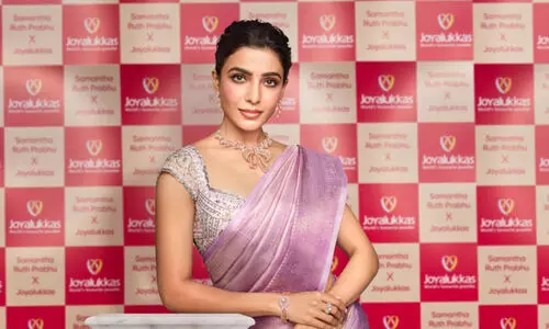 ജോയ് ആലുക്കാസ് പുതിയ ബ്രാൻഡ് അംബാസഡറായി നടി സാമന്താ റൂത്ത് പ്രഭു