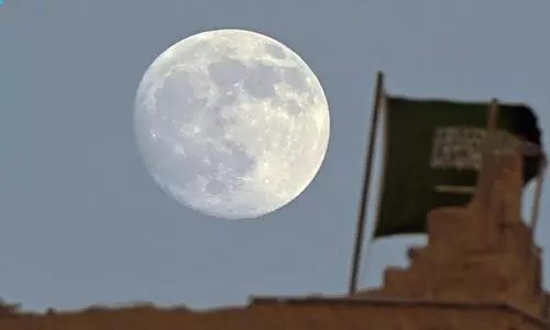 The full moon was visible in the Asir region the other day