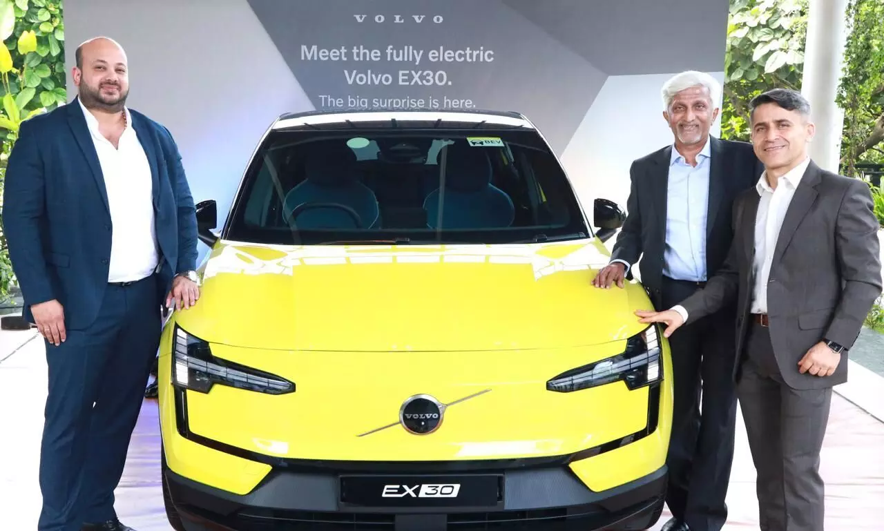 വോള്‍വോ EX30 ഇലക്ട്രിക് കാര്‍ കേരളത്തിൽ അവതരിപ്പിച്ചു
