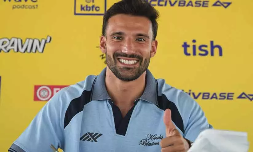 പോർചുഗീസ് താരം തിയാഗോ ആൽവെസിനെ സ്വന്തമാക്കി കേരള ബ്ലാസ്റ്റേഴ്സ് പോർചുഗീസ് താരം തിയാഗോ ആൽവെസിനെ സ്വന്തമാക്കി കേരള ബ്ലാസ്റ്റേഴ്സ്