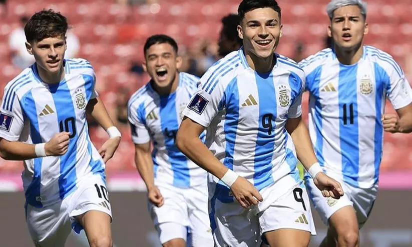 പിള്ളേര് പൊളി...! അർജന്റീന അണ്ടർ 20 ലോകകപ്പ് ക്വാർട്ടറിൽ; നൈജീരിയയെ 4-0ത്തിന് തകർത്തു പിള്ളേര് പൊളി...! അർജന്റീന അണ്ടർ 20 ലോകകപ്പ് ക്വാർട്ടറിൽ; നൈജീരിയയെ 4-0ത്തിന് തകർത്തു