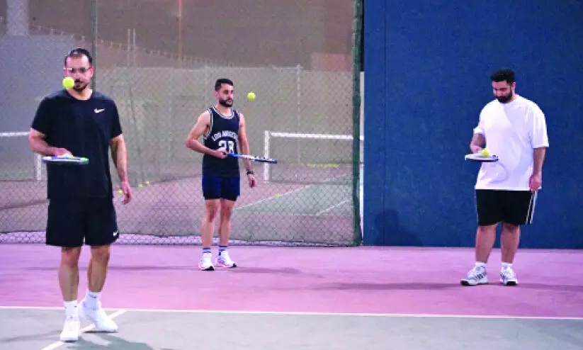 ബഹ്റൈൻ ടെന്നിസ് ഫെഡറേഷൻ; പുരുഷന്മാർക്ക് പ്രത്യേക പരിശീലന പരിപാടി ആരംഭിച്ചു ബഹ്റൈൻ ടെന്നിസ് ഫെഡറേഷൻ; പുരുഷന്മാർക്ക് പ്രത്യേക പരിശീലന പരിപാടി ആരംഭിച്ചു