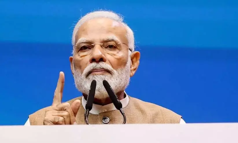 ഒരു ജി.ബി ഡാറ്റക്ക് ചെലവ് ഇന്ന് ഒരു കപ്പ് ചായയുടേതിനെക്കാൾ താഴെ; ഇന്ത്യ മൊബൈൽ കോൺഗ്രസിൽ പ്രധാനമന്ത്രി ഒരു ജി.ബി ഡാറ്റക്ക് ചെലവ് ഇന്ന് ഒരു കപ്പ് ചായയുടേതിനെക്കാൾ താഴെ; ഇന്ത്യ മൊബൈൽ കോൺഗ്രസിൽ പ്രധാനമന്ത്രി