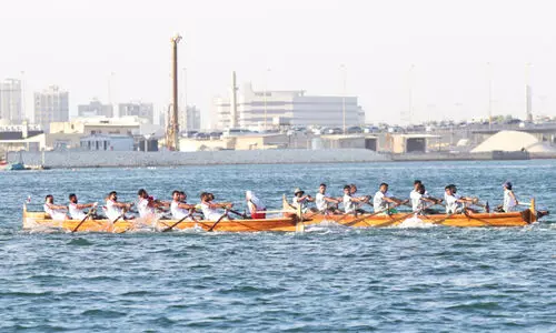 പ​ര​മ്പ​രാ​ഗ​ത തു​ഴ​ച്ചി​ൽ മ​ത്സ​ര​ത്തി​ൽ ബ​ഹ്റൈ​ൻ ടീ​മി​ന് കി​രീ​ടം