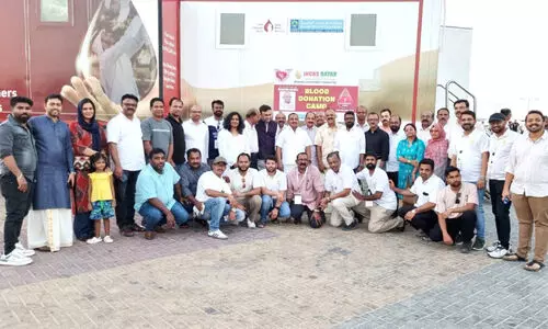 ഗാ​ന്ധി​ജ​യ​ന്തി; ഇ​ൻ​കാ​സ് ഖ​ത്ത​ർ ര​ക്ത​ദാ​ന ക്യാ​മ്പ് സം​ഘ​ടി​പ്പി​ച്ചു