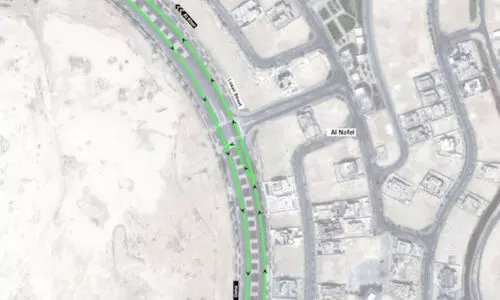 ലു​സൈ​ലി​ൽ പു​തി​യ പാ​ത തു​റ​ന്നു