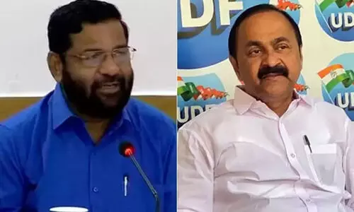 ‘കൈയ്യും കാലും വിറച്ചാണ് അവിടെ നില്‍ക്കുന്നത്, അതു കൊണ്ടാണ് മാധ്യമങ്ങളെ കാണാത്തത്’ -കടകംപള്ളിക്കെതിരെ വി.ഡി. സതീശൻ