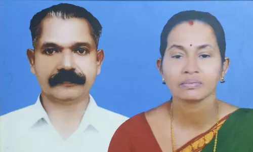 വൃക്ക രോഗിയായ ഭാര്യയെ കൊലപ്പെടുത്തി ആശുപത്രി കെട്ടിടത്തിന് മുകളിൽനിന്ന് ചാടി ഭർത്താവ് ജീവനൊടുക്കി