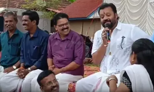 ഹിന്ദുമത പഠനത്തിന് സൗകര്യം ഒരുക്കണമെന്ന് യുവതി, അത് നിങ്ങൾ എം.എൽ.എയുടെ വീട്ടിൽ കയറി ചോദിക്കണമെന്ന് സുരേഷ് ഗോപി