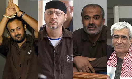 ഇസ്രായേലി ജയിലിലെ പ്രമുഖ ഫലസ്തീനികൾ