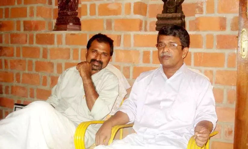 പി.കെ. രാജശേഖരൻ വി.സി. ശ്രീജനൊപ്പം