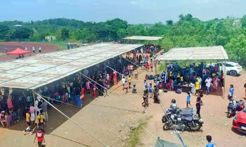 കളിയുണ്ട്, കളിയിടവും; അടിസ്ഥാന സൗകര്യങ്ങൾ ഇനിയും വേണം മെഡിക്കൽ കോളജ്  ഗ്രൗണ്ടിൽ