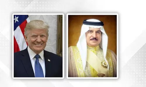 ഗസ്സയിലെ യുദ്ധം അവസാനിപ്പിക്കാനുള്ള കരാർ; ട്രംപിനെ അഭിനന്ദിച്ച് ഹമദ് രാജാവ്