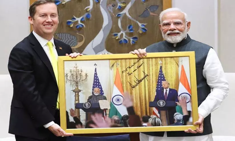 ‘ട്രംപിന്റെ മികച്ച സുഹൃത്ത്’: മോദിയെ വാഴ്ത്തിയും പുകഴ്ത്തിയും യു.എസ് അംബാസഡർ; കൂടിക്കാഴ്ചയിൽ നിർണായക ധാതുക്കളെക്കുറിച്ച് ചർച്ച ചെയ്തെന്ന്